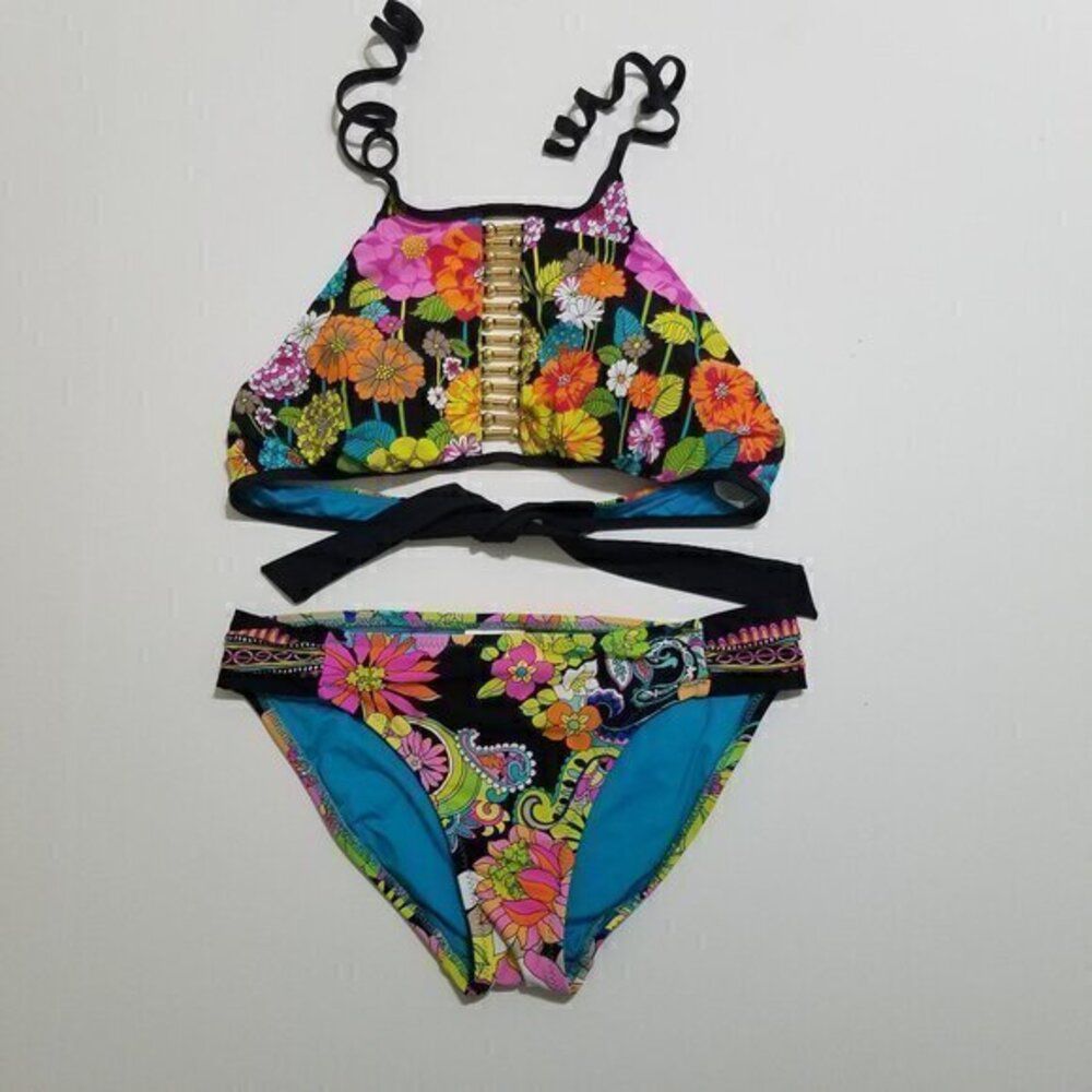 Trina Turk Floral Multicolor Bikini Set